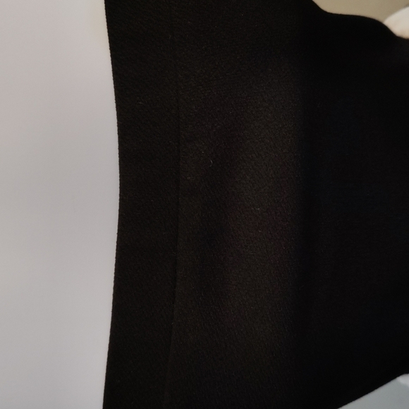 ALYA Strapless Black and White Dress, Size Small, lined, full zip back w/hook - Picture 3 of 13